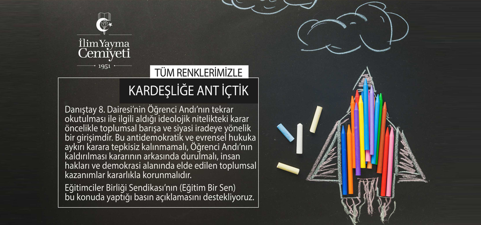 Tüm Renklerimizle Kardeşliğe Ant İçtik! resim